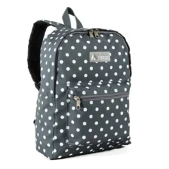 Basic Pattern Backpack -Travel Storage Store 1000x1000 1045kp grywht dot 550x550.jpg