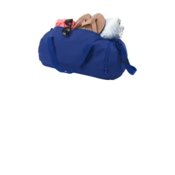 Port Authority ® Cotton Barrel Duffel -Travel Storage Store 10079 TrueRoyal 5 BG814TrueRoyalLeftPropped 1200W 550x550h.jpg