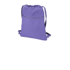 Port Authority ® Beach Wash ™ Cinch Pack -Travel Storage Store 10433 Amethyst 3 BG621AmethystAngleLeft 1200W 550x550h.jpg