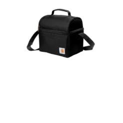 Carhartt® Lunch 6-Can Cooler Duffel Bag -Travel Storage Store 10989 Black 4 CT89251601BlackFlatLeft 1200W 550x550h.jpg