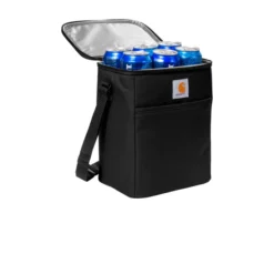 Carhartt® Vertical 12-Can Cooler Bag 9 Carhartt® Vertical 12-Can Cooler Bag -Travel Storage Store 10990 Black 7 CT89032822BlackFlatRightProp 1200W 550x550h.jpg