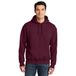 Gildan® - DryBlend® Pullover Hooded Sweatshirt 33 Gildan® - DryBlend® Pullover Hooded Sweatshirt -Travel Storage Store 12500 maroon model front 022021 550x550.jpg