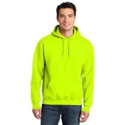 Gildan® - DryBlend® Pullover Hooded Sweatshirt 39 Gildan® - DryBlend® Pullover Hooded Sweatshirt -Travel Storage Store 12500 safetygreen model front 022021 550x550.jpg