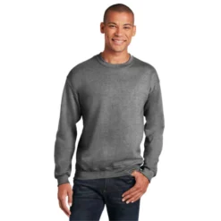 Gildan® - Heavy Blend™ Crewneck Sweatshirt 32 Gildan® - Heavy Blend™ Crewneck Sweatshirt -Travel Storage Store 1610 GphHeather 1 18000GphHeatherModelFront 337W 550x550h.jpg
