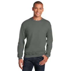 Gildan® - Heavy Blend™ Crewneck Sweatshirt 27 Gildan® - Heavy Blend™ Crewneck Sweatshirt -Travel Storage Store 18000 charcoal model front 550x550.jpg