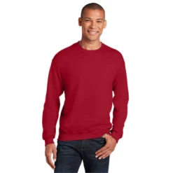 Gildan® - Heavy Blend™ Crewneck Sweatshirt 26 Gildan® - Heavy Blend™ Crewneck Sweatshirt -Travel Storage Store 18000 cherryred model front 550x550.jpg