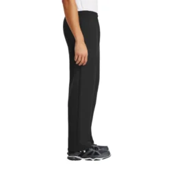 Gildan® Heavy Blend™ Open Bottom Sweatpant -Travel Storage Store 18400 Black model side 012016 550x550.jpg