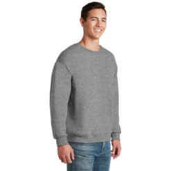 JERZEES® SUPER SWEATS® NuBlend® - Crewneck Sweatshirt -Travel Storage Store 4662M oxford model 3q 550x550.jpg