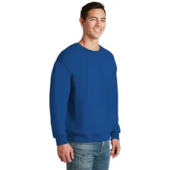 JERZEES® SUPER SWEATS® NuBlend® - Crewneck Sweatshirt -Travel Storage Store 4662M royal model 3q 550x550.jpg