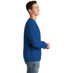 JERZEES® SUPER SWEATS® NuBlend® - Crewneck Sweatshirt -Travel Storage Store 4662M royal model side 550x550.jpg
