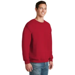 JERZEES® SUPER SWEATS® NuBlend® - Crewneck Sweatshirt -Travel Storage Store 4662M truered model 3q 550x550.jpg
