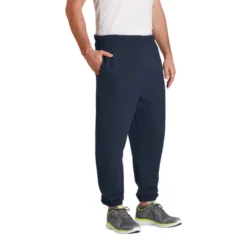 JERZEES® SUPER SWEATS® NuBlend® - Sweatpant With Pockets -Travel Storage Store 4850MP navy model 3q 102016 550x550.jpg