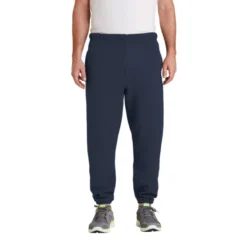 JERZEES® SUPER SWEATS® NuBlend® - Sweatpant With Pockets -Travel Storage Store 4850MP navy model front 102016 550x550.jpg