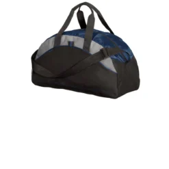 Port Authority Medium Contrast Duffel -Travel Storage Store 5798 Navy 5 BG1070NavyFlatFront 1200W 550x550h.jpg