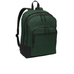Port Authority Basic Backpack -Travel Storage Store 6223 ForestGreen 1 BG204forestgreenflatfront 1200W 550x550h.jpg