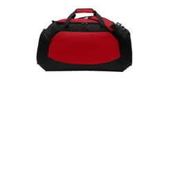 Port Authority Medium Active Duffel 7 Port Authority Medium Active Duffel -Travel Storage Store 7285 TrueRedBlack 1 BG802trueredblackflatfront 1200W 550x550h.jpg
