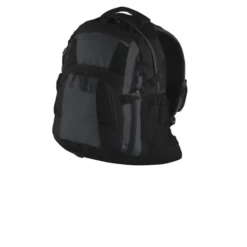 Port Authority Urban Backpack -Travel Storage Store 829 BlackMgGyBk 1 BG77blackmagnetgreyblackfront 1200W 550x550h.jpg