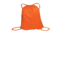 Port Authority Cinch Pack -Travel Storage Store 858 BrightOrange 1 BG85OrangeStuffedpg117AA07 1200W 550x550h.jpg