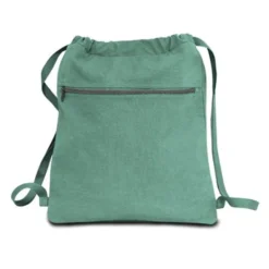 Seaside Cotton Pigment Dyed Drawstring Bag -Travel Storage Store 8877 Seafoam Green Zoom 550x550.jpg