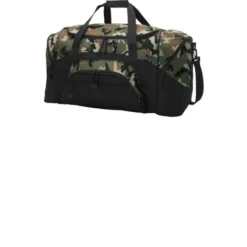 Port Authority® - Standard Colorblock Sport Duffel -Travel Storage Store 917 MltryCamoBlk 1 BG99blackcamofront 337W 550x550h.jpg