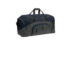 Port Authority® - Standard Colorblock Sport Duffel -Travel Storage Store 917 NavyDkChar 1 BG99navydarkcharcoalfront 337W 550x550h.jpg