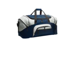 Port Authority® - Standard Colorblock Sport Duffel -Travel Storage Store 917 NavyGrey 1 BG99navyGA15 337W 550x550h.jpg
