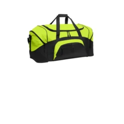 Port Authority® - Standard Colorblock Sport Duffel -Travel Storage Store 917 SafetyYlwBlk 1 BG99safetyyellowblackfront 337W 550x550h.jpg