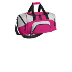 Port Authority® - Standard Colorblock Sport Duffel -Travel Storage Store 917 TropPinkGrey 1 BG99tropicalpinkgreyfront 337W 550x550h.jpg