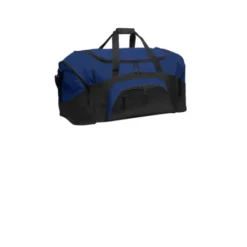 Port Authority® - Standard Colorblock Sport Duffel -Travel Storage Store 917 TrueRoyalBlk 1 BG99royalblackfront 337W 550x550h.jpg