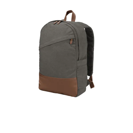 Port Authority ® Cotton Canvas Backpack 2 Port Authority ® Cotton Canvas Backpack - Image 2