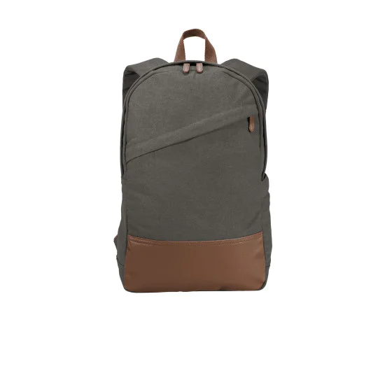 Port Authority ® Cotton Canvas Backpack 4 Port Authority ® Cotton Canvas Backpack - Image 4