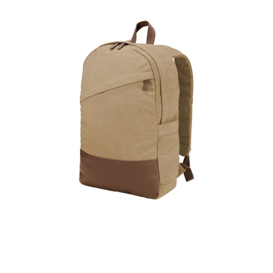 Port Authority ® Cotton Canvas Backpack 1 Port Authority ® Cotton Canvas Backpack