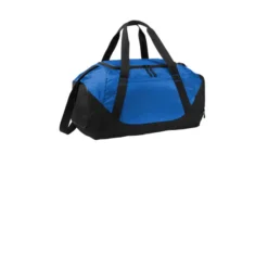 Port Authority ® Team Duffel -Travel Storage Store 9722 TrueRoyalBlk 3 BG804TrueRoyalBlkAngleRight 1200W 550x550h.jpg