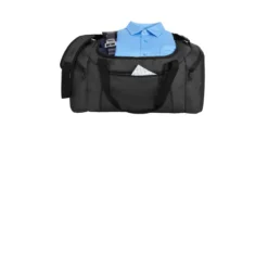 Port Authority ® Form Duffel -Travel Storage Store 9723 DarkGrey 4 BG805DarkGreyFlatFrontPropped 1200W 550x550h.jpg