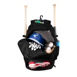 New Era ® Shutout Backpack -Travel Storage Store 9726 TrueNavyBlk 5 NEB300TrueNavyBlkFlatFrontPropped 1200W 550x550h.jpg