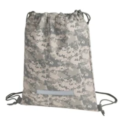 Digital Camo Drawstring Backpack