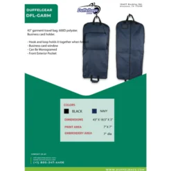 DuffelGear Garment Bag 43" -Travel Storage Store DFL GARMN 550x550h.jpg