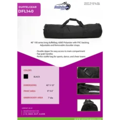 DuffelGear 100 Series 40" Roll Duffel -Travel Storage Store DFL140 550x550h.jpg