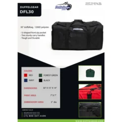 DuffelGear Grand Canyon Duffel 30" 24 DuffelGear Grand Canyon Duffel 30" -Travel Storage Store DFL30 550x550h.jpg