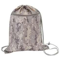 Digital Camo Drawstring Tote Bag