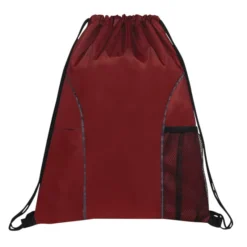 Dual Pocket Drawstring Backpack