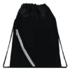 Zipper Pocket Drawstring Backpack