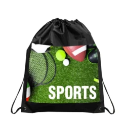 Open Pocket Drawstring Backpack