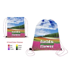 Color Cord Drawstring Backpack