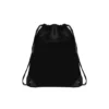 Mesh Drawstring Bag With Micro Fiber Front Zipper Pocket