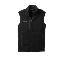 Eddie Bauer® - Fleece Vest -Travel Storage Store EB204 black flat front 550x550.jpg