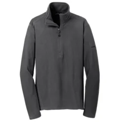 Eddie Bauer®1/2-Zip Microfleece Jacket -Travel Storage Store EB226 greysteel flat GA16 GFA15 550x550.jpg