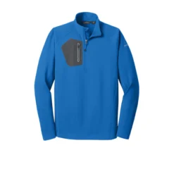 Eddie Bauer® 1/2-Zip Performance Fleece -Travel Storage Store EB234 ascentblue flat front 550x550.jpg