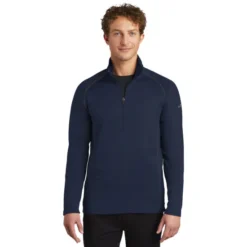 Eddie Bauer® Smooth Fleece Base Layer 1/2-Zip 17 Eddie Bauer® Smooth Fleece Base Layer 1/2-Zip -Travel Storage Store EB236 riverblue model front 550x550.jpg