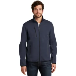 Eddie Bauer ® Dash Full-Zip Fleece Jacket -Travel Storage Store EB242 riverblue model front 072018 550x550.jpg
